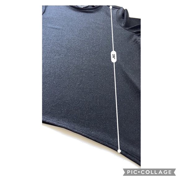 Ted Baker London Blouse Asymmetric Black Shimmer Sparkle Womens Size 1 - Picture 10 of 12